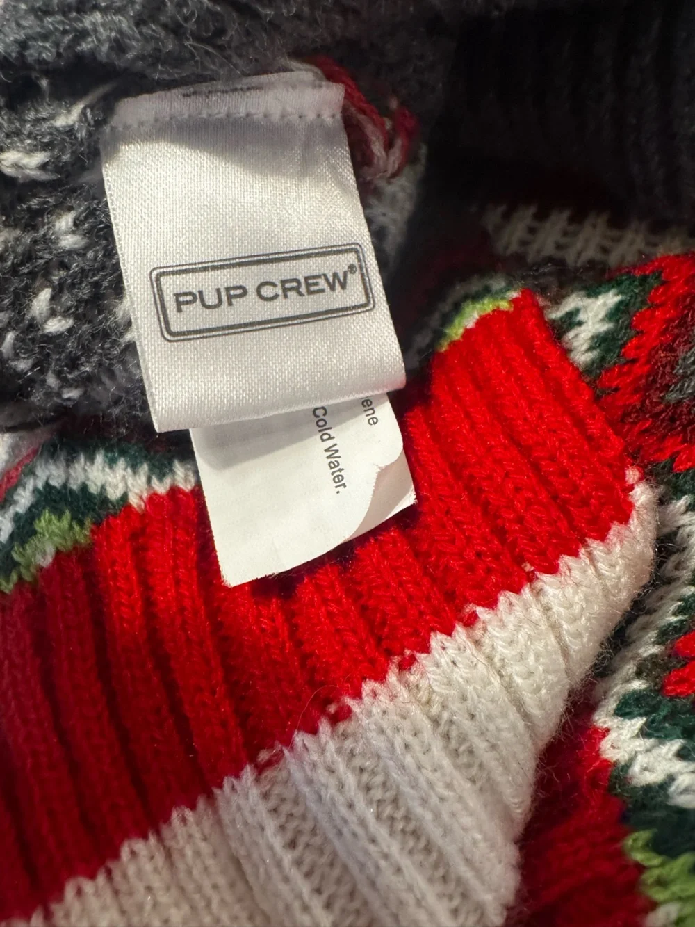 Pup Crew Holiday Knit Pet Sweater